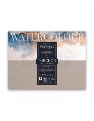 BLOCCO TORCHON WATERCOLOUR COLLATO...