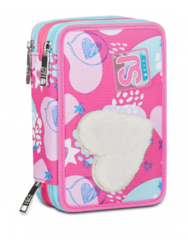 ASTUCCIO SEVEN 3 ZIP PINKFUR...