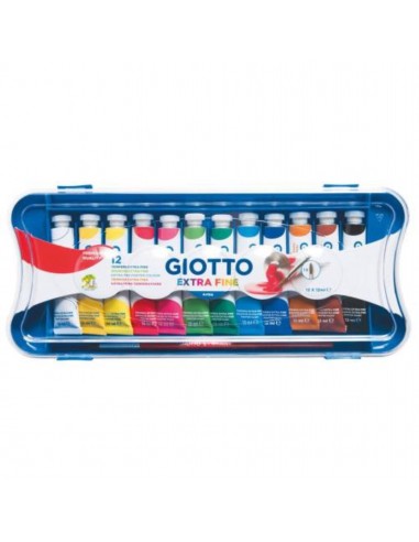 GIOTTO TEMPERA EXTRA FINE 12 ML 12 PZ...