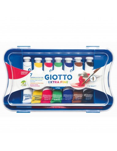 GIOTTO TEMPERA EXTRA FINE 12 ML 7 PZ...