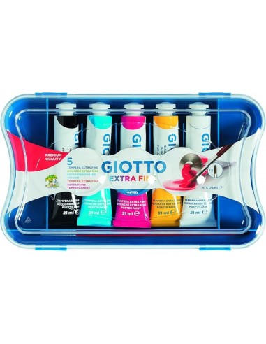 GIOTTO TEMPERA EXTRA FINE 21 ML 5 PZ...