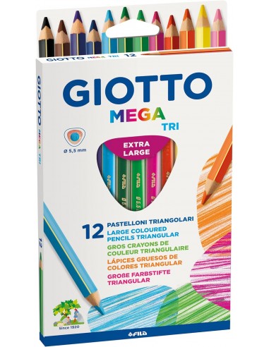 PASTELLI COLORATI MEGA TRI GIOTTO...