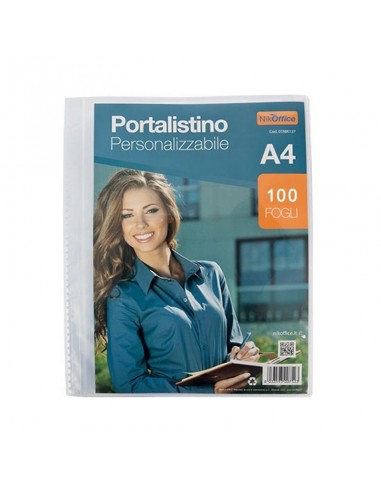 PORTALISTINO NIKOFFICE A4 100 BUSTE...