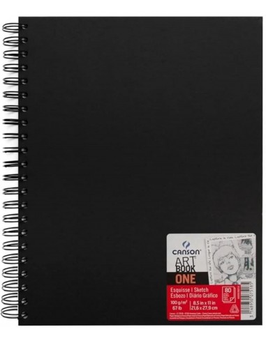 ART BOOK ONE SPIRALATO 100 GR 21X27,9...