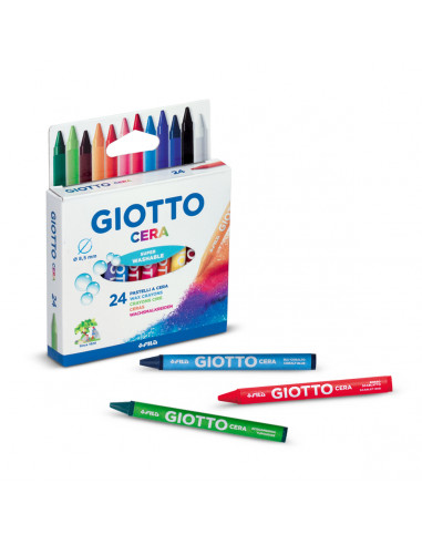 GIOTTO PASTELLI A CERA MINA 8,5 MM...