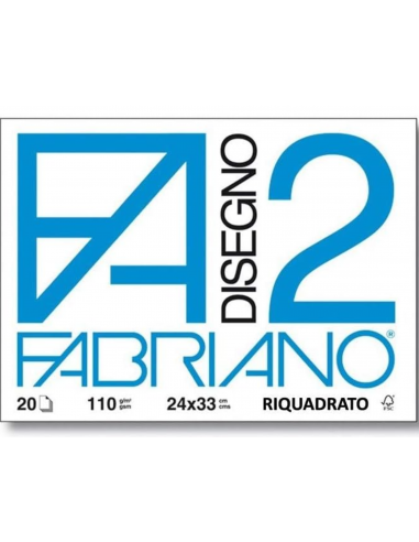 ALBUM FABRIANO F2 24X33 LISCIO...