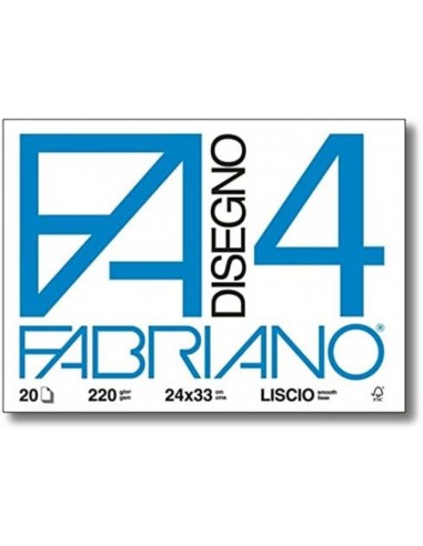 ALBUM FABRIANO F4 24X33 LISCIO 220GR...