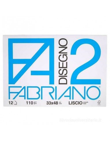 ALBUM FABRIANO F2 33X48 LISCIO 110GR...