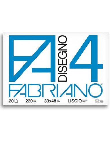 ALBUM FABRIANO F4 33X48 LISCIO 220GR...