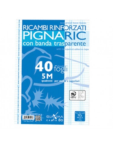 RICAMBI RINFORZATI PIGNA A4 80 GR 5MM...