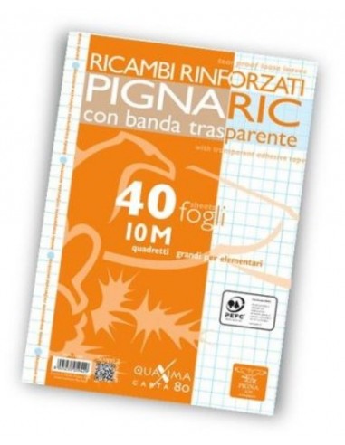 RICAMBI RINFORZATI PIGNA A4 80 GR...