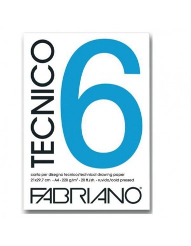 ALBUM TECNICO 6 FABRIANO A4 220 GR...