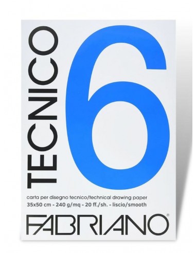 ALBUM TECNICO 6 FABRIANO 35X50 240 GR...